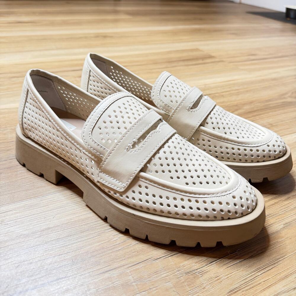 Dolce Vita Ersula Loafer Women’s Shoes – Ivory Ecru – Size US 8